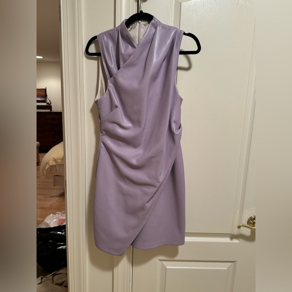 Nanuahka exceptional quality faux leather dress